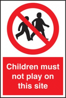 Children must not play…