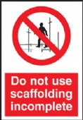 Do not use scaffolding..