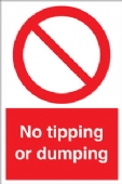 No tipping or dumping