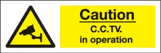 caution cctv in operation