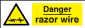 danger razor wire danger razor wire