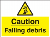 caution falling debris 