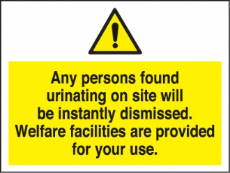 any persons found urinating 