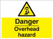 danger overhead hazard 