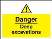 danger deep excavations 
