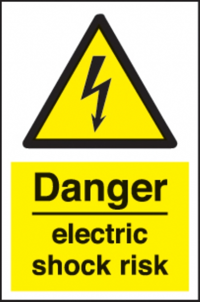 danger electric shock risk 