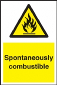 spontaneously combustible