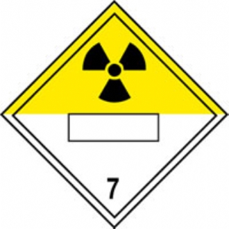 new regulation placard radioactive7 