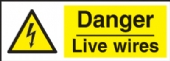 warning danger live wires 