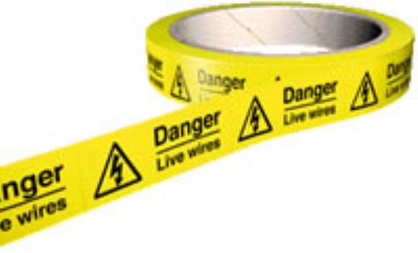 danger live wires 