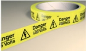 roll of labels  danger 230 volts