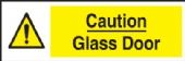 caution glass door caution glass door