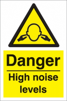 danger high noise levels 