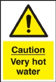caution very hot water 
