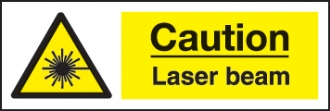 caution laser beam 