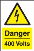 danger 400 volts 