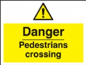 danger pedestrians crossing 