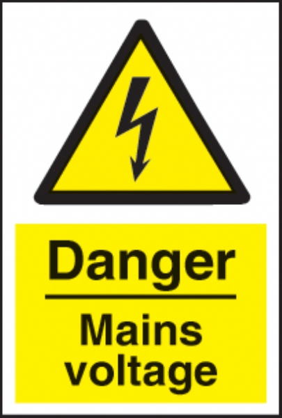 danger mains voltage 
