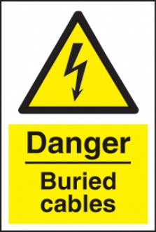 danger buried cable 