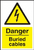 danger buried cable 