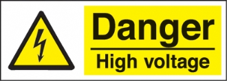 danger high voltage 