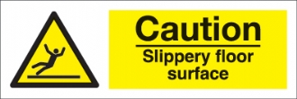 caution slippery floor surface 