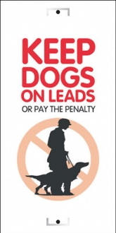 keep dogs on leads 