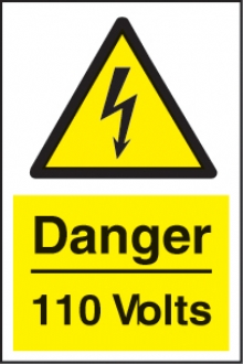 danger 110 volts 