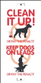 clean it up/keep dogs on leads