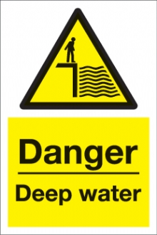 danger deep water 