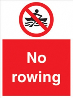 no rowing 