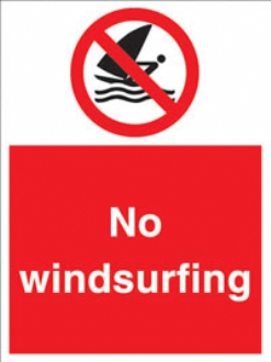 no windsurfing 