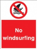 no windsurfing 