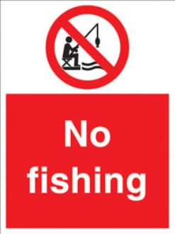 no fishing 