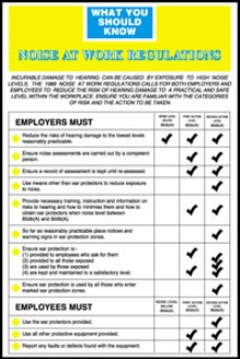 noise at work regulations  