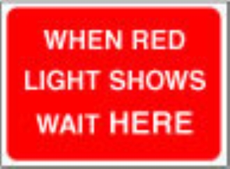 when red light shows 