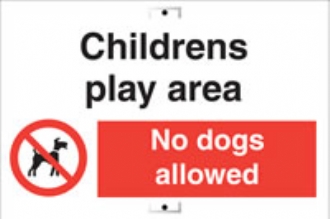 childrens play area no dogs 