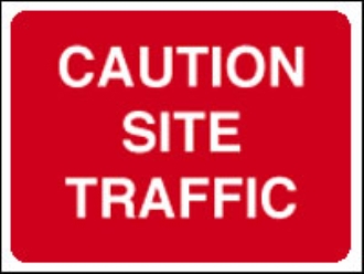 caution site traffic 