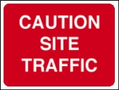 caution site traffic 
