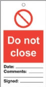 do not close   