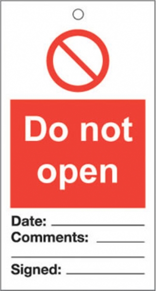 do not open   