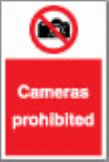 cameras prohibited 