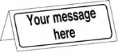 single desk-top blank - with text