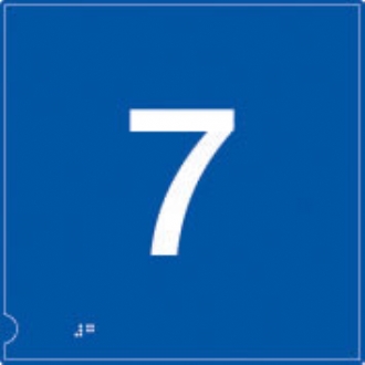 no.7 (white & blue) 