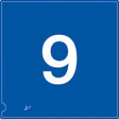 no.9 (white & blue) 