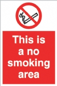 this is a no smoking area 