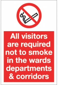 all visitors are required not to smoke 