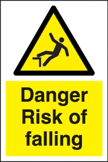 danger risk of falling 