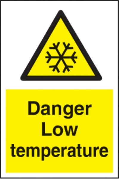 danger low temperature 