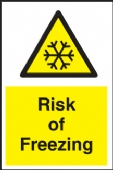 risk of freezing risk of freezing